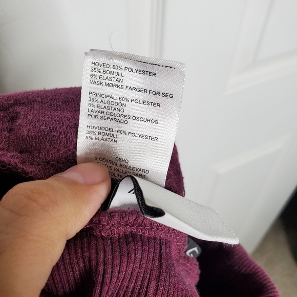 Gymshark Ark Purple High Rise Wrap Tie Cropped Sweatpants - Picture 9 of 9